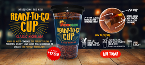 Ready-to-Go Cup 6-Pack – Cinco de Mayo Rim Dip